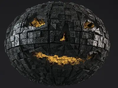 Sci-Fi Shapes - The Halloween Low-poly 3D model