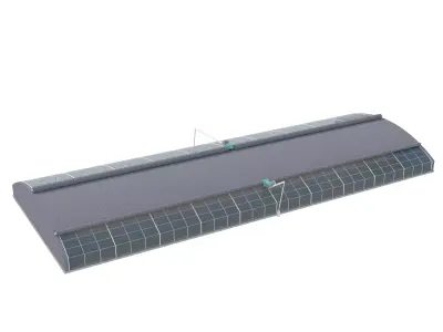 Greenhouse cyclos Low-poly 3D model 3D model