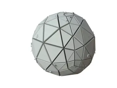 Sci Fi Object No 3596 Low Poly Low-poly 3D model