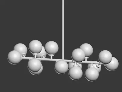 Suspension light The Mimosa Pendant 16 Plafonds by Atelier Areti 3D model