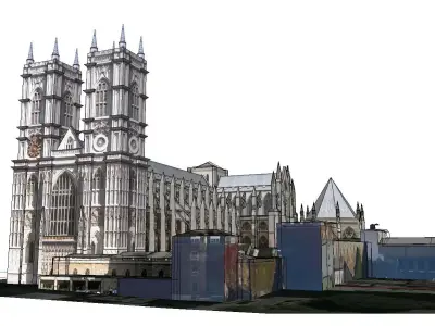 Architecture-Religion-God-Culture-Temple-04 westminster abbey 3D model