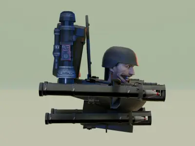 exa-Claw Skibidi Toilet 3D model