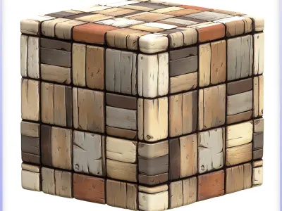 Stylized Tile Seamless Texture Texture