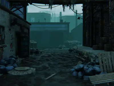 The Abandoned City 3D model