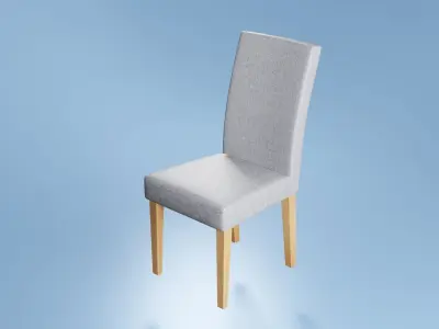 Chair - Upholstered Furniture - Modern Chair 3D model Low-poly 3D model