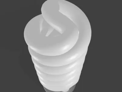 Energy Saving Light Free 3D model