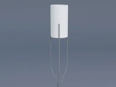 Floor Lamp Low-poly 3D model