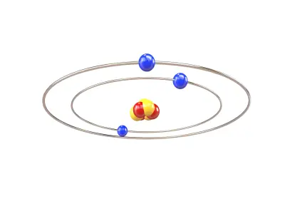 Lithium Chemical Element v1 001 Low-poly 3D model