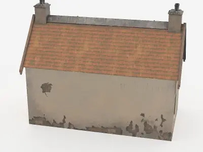 Old House Low-poly 3D model