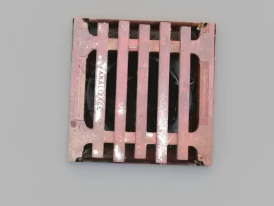 Sewer Grate 09 3D model