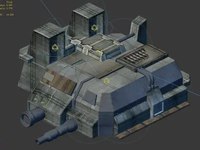 Space-energy station 01 3D model
