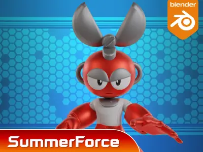 Cutman - Megaman Powered up 3D model