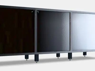 BESTA Storage combination with doors 76 Low-poly 3D model