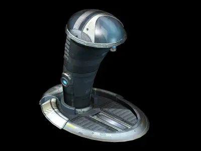 Space Station - Ground Function Operation 01 3D model