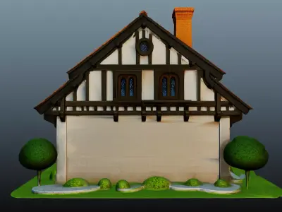 Fantasy Stone House  EM-14 3D model