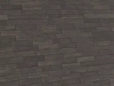 Modern Dark Oak Wood Planks PBR Seamless Texture