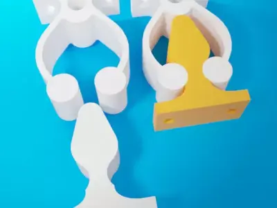 Doorstop Hold Catch Clamp 3D print model