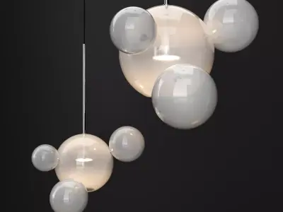 Giopato and Coombes Bolle 4 Bubble Frost and silver 3D model