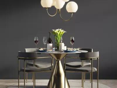 Dinning Set 06 3D model