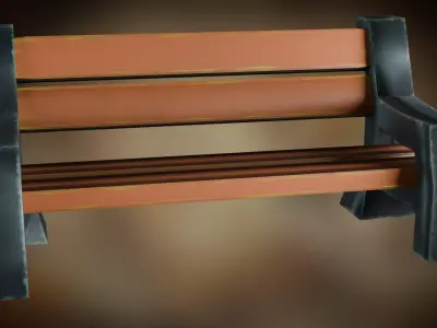 Stylized street scene essentials pack 3D model