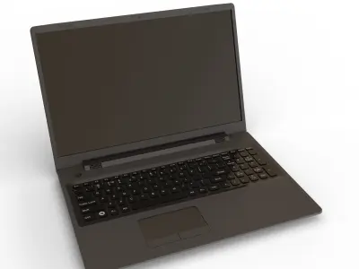 Laptop PBR cutting board 3D model