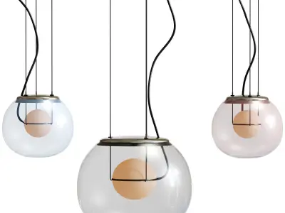 Brokis Big One Blown Glass Pendant Lamp 3D model