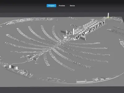 Palm Jumeira Dubai UAE 3D model