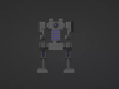 Sentinel Robot Low-poly 3D model