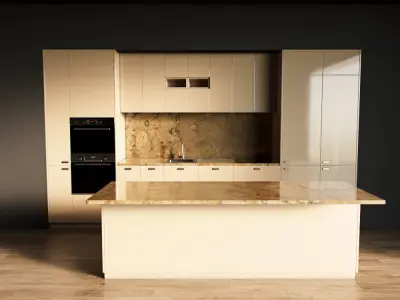 32-Kitchen8 glossy 3 3D model