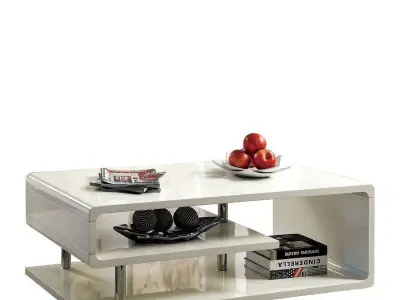 Luther Floor Shelf Coffee Table  3D model