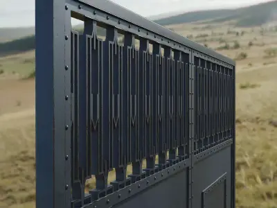 1930s Gates Model Free low-poly 3D model