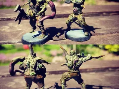 Poxrunners - 10 Minis 3D print model