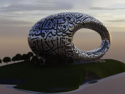 Museum of the Future Dubai Ultra PhotoRealistic 3D Model 3D model