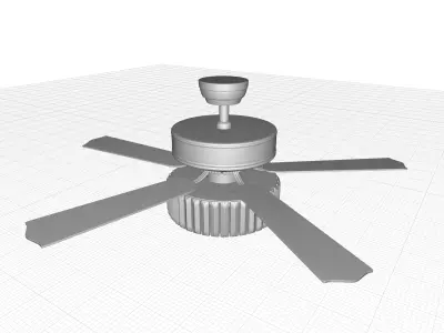 Ellefson Ceiling Fan Light  3D model