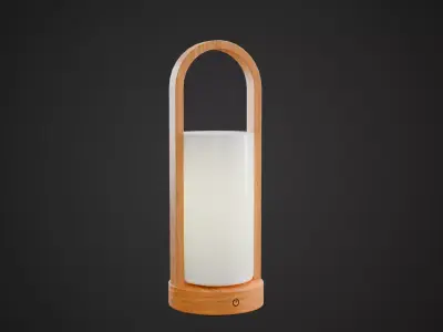 Evie Table Lamp Low-poly 3D model
