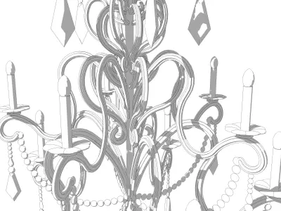 chandelier 05 3D model