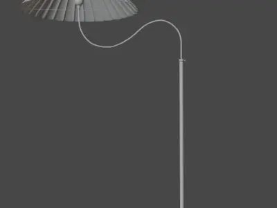 stylized lamp for living room 3D model
