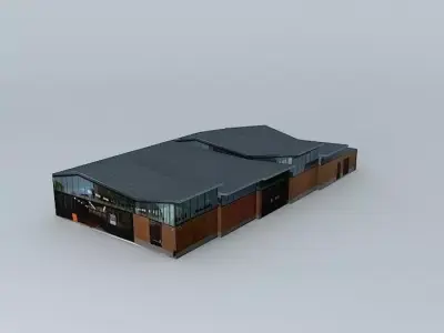 Berck-Plage Covered Market Free 3D model