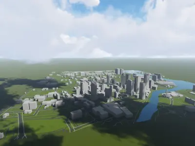 Downtown Tampa Florida 3D model