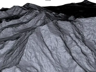 Kongur Tagh Mountain China 3D model