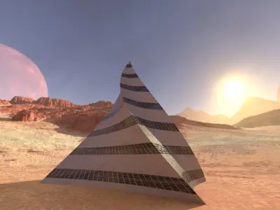 Pyramid Building 3D model