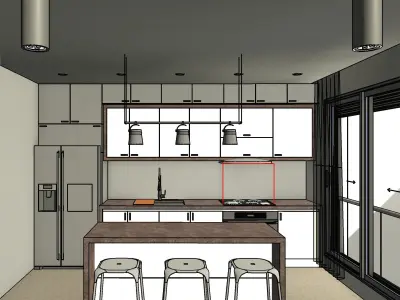 Modern villa 3D model