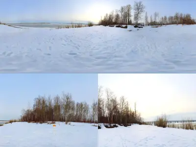 Snow HDRI Texture