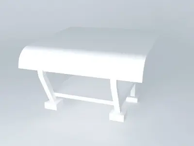 Booth table 3D model