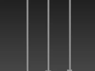 Modern Led Wall Lamp Collection 3D model