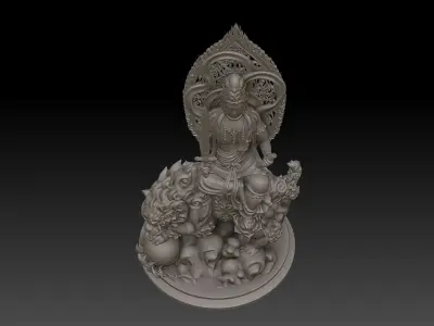 Bodhisattva Buddha 3D print model