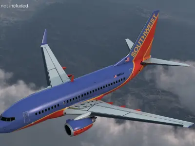  Southwest Airlines Boeing 737-600 with Interior 
