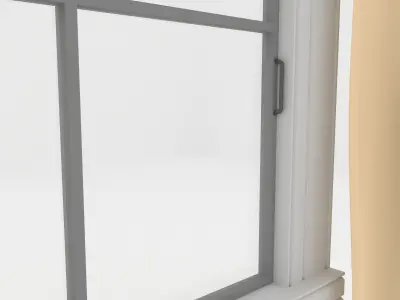 Modern Window Low-poly 3D model