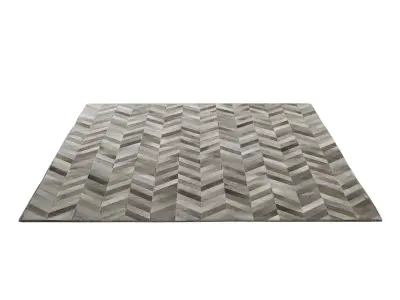 VELA LUXE COWHIDE RUG 3D model