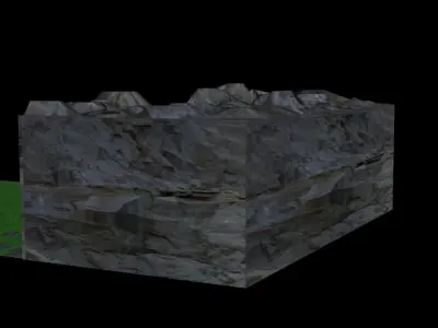 Animated Water Fall 3D model
